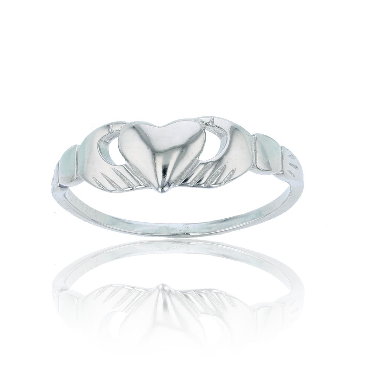 Sterling Silver 6mm Claddagh Ring