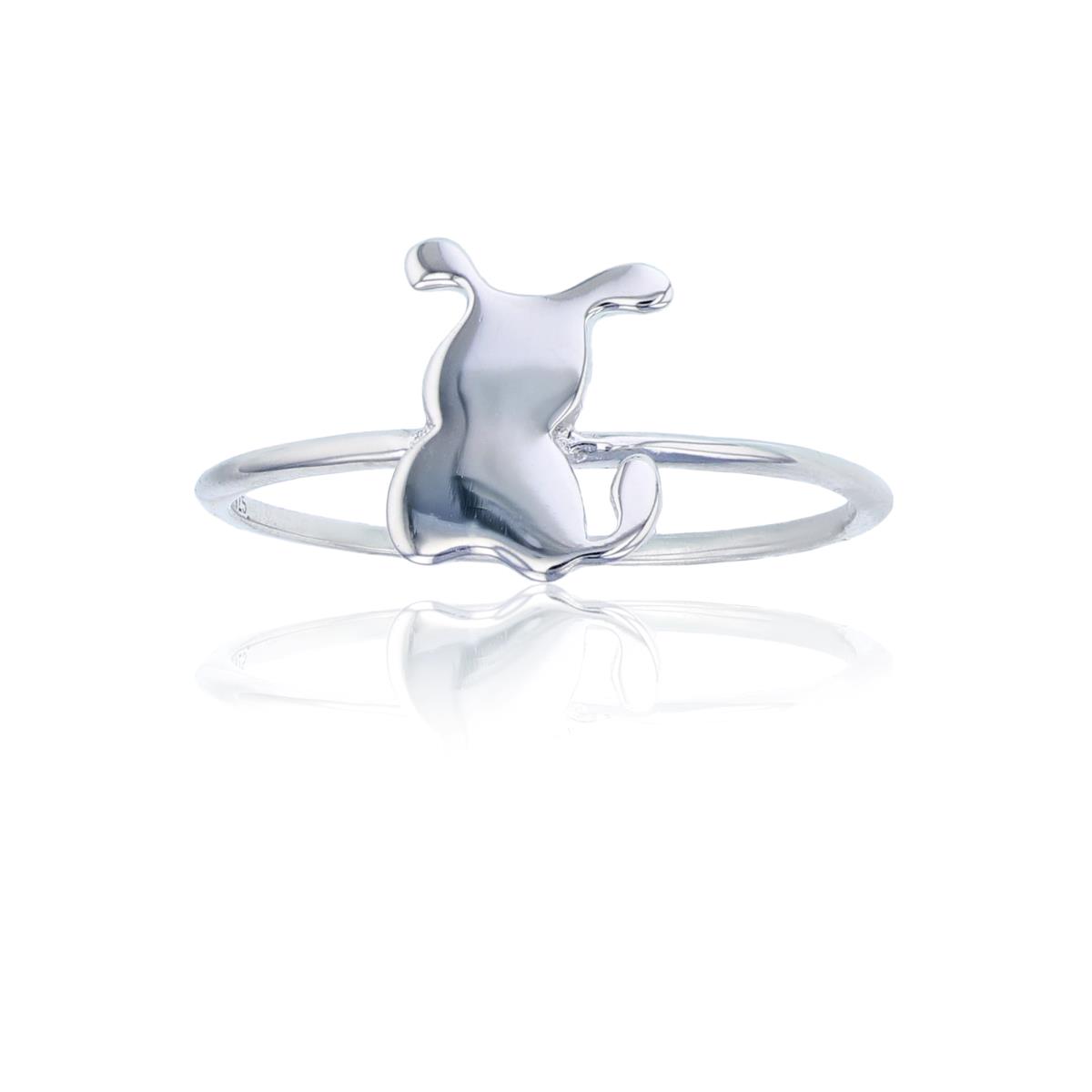 Sterling Silver Bunny Ring