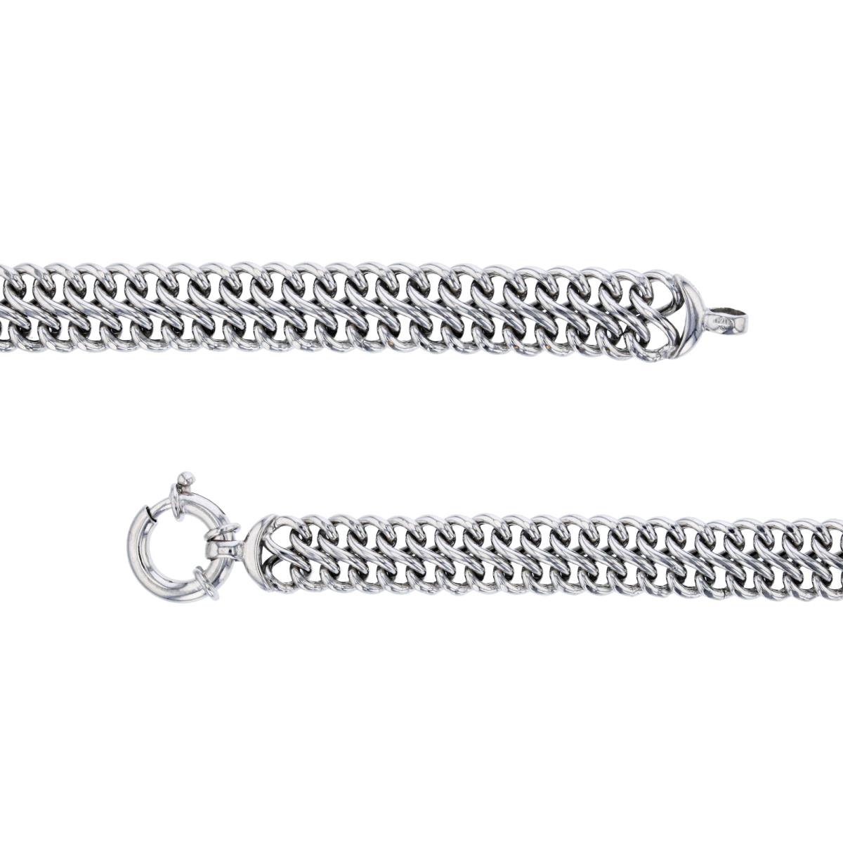 Sterling Silver 11MM Seduza Link Bracelet