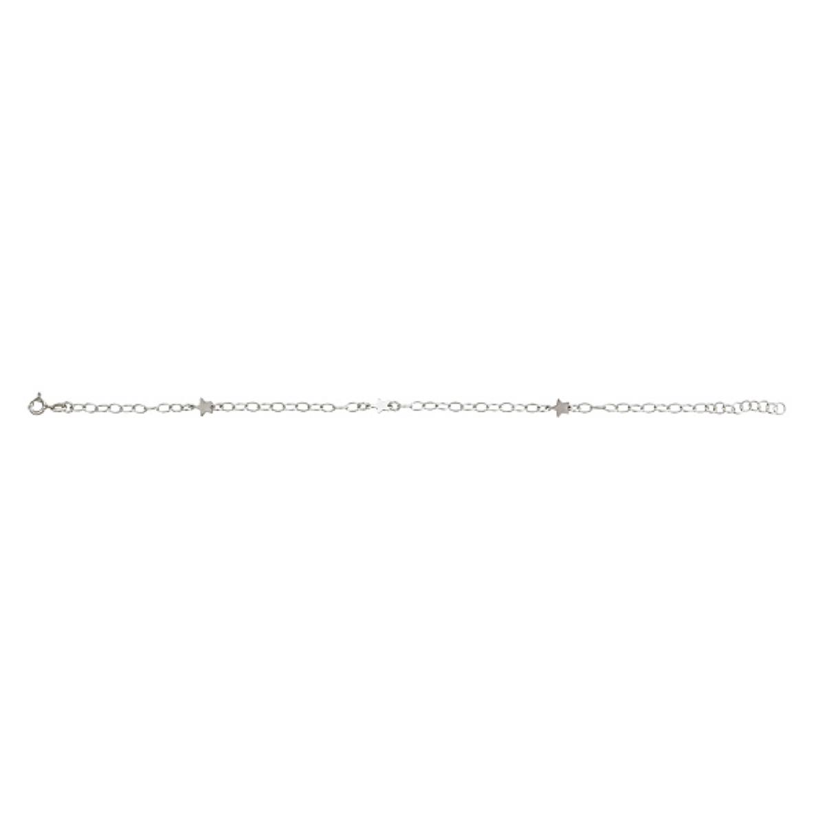 Sterling Silver Moon Anklet