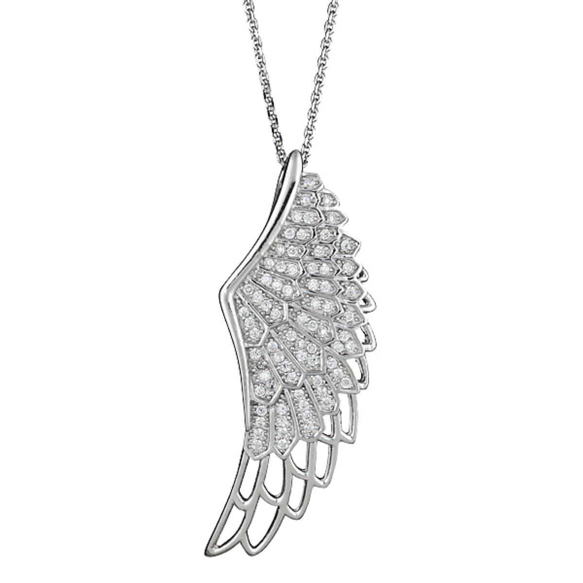 Sterling Silver Wing Pendant
