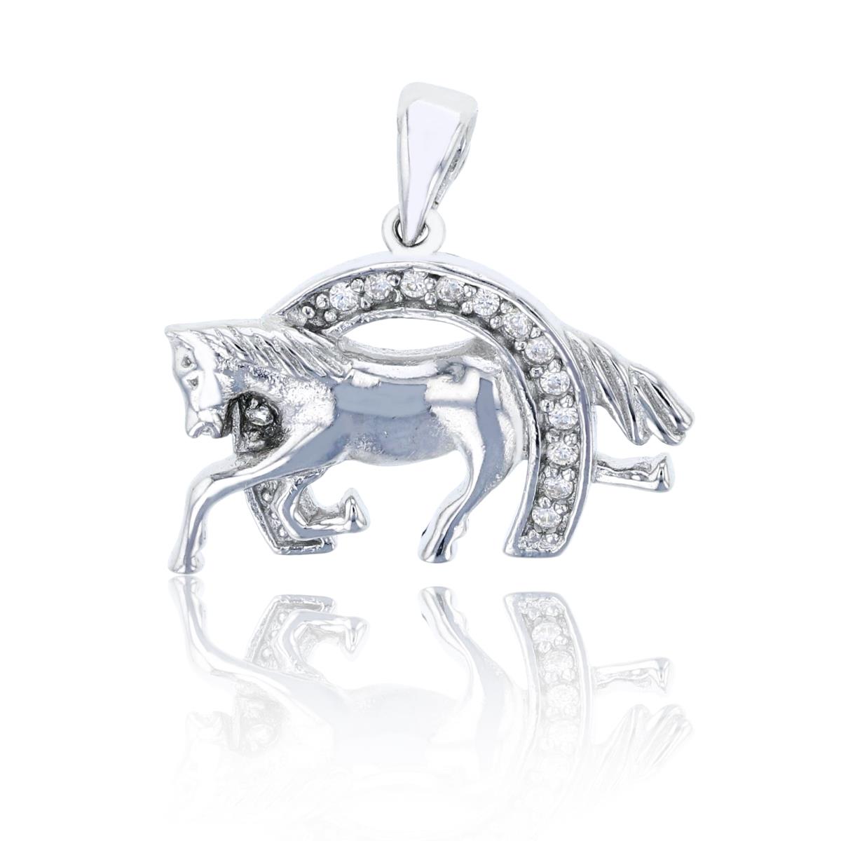 Sterling Silver Horse Pendant