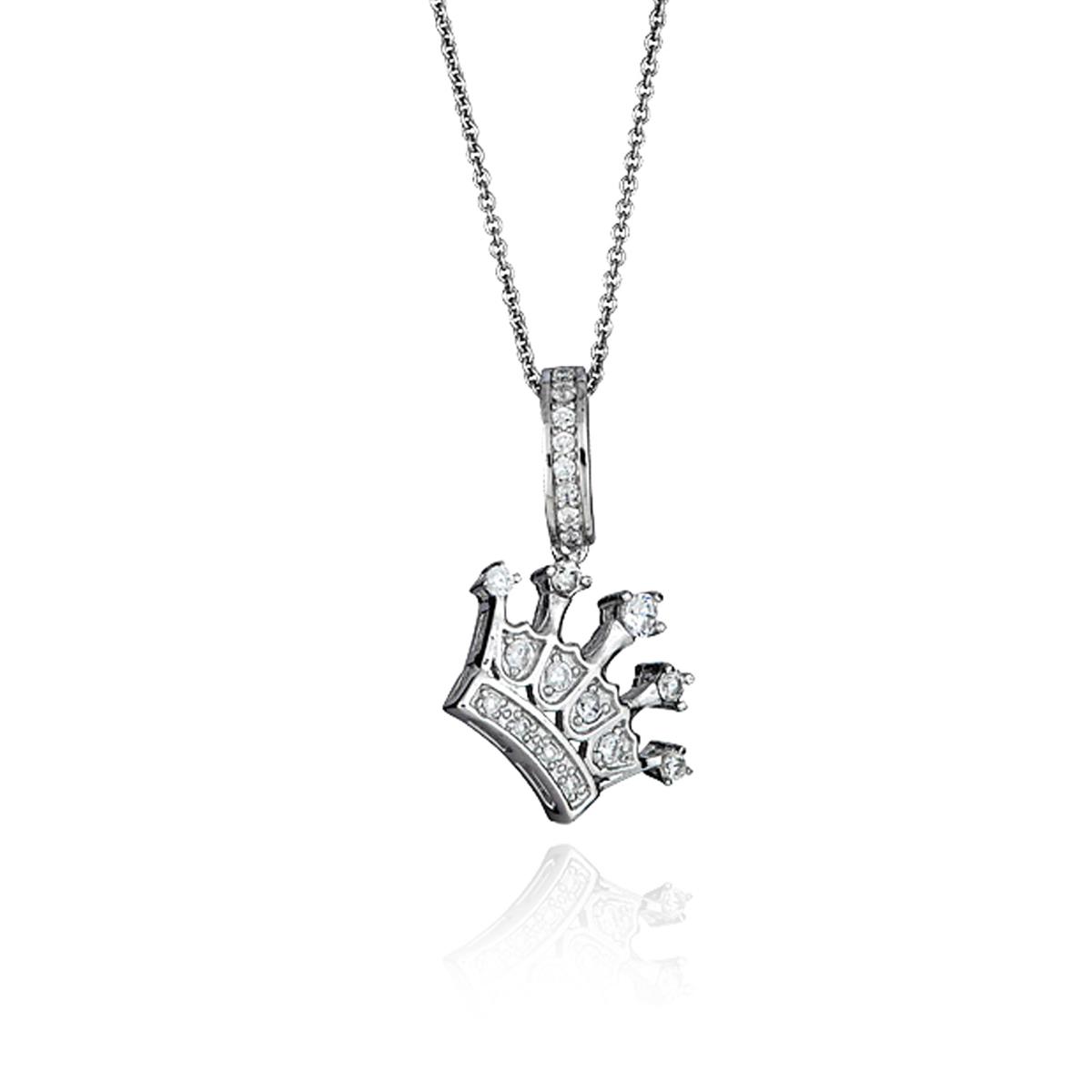 Sterling Silver Crown pendant