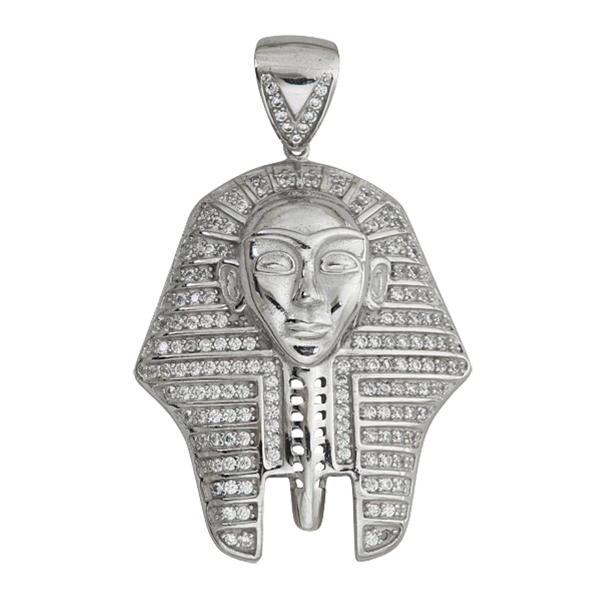 Sterling Silver Egyptian King Tut Pendant