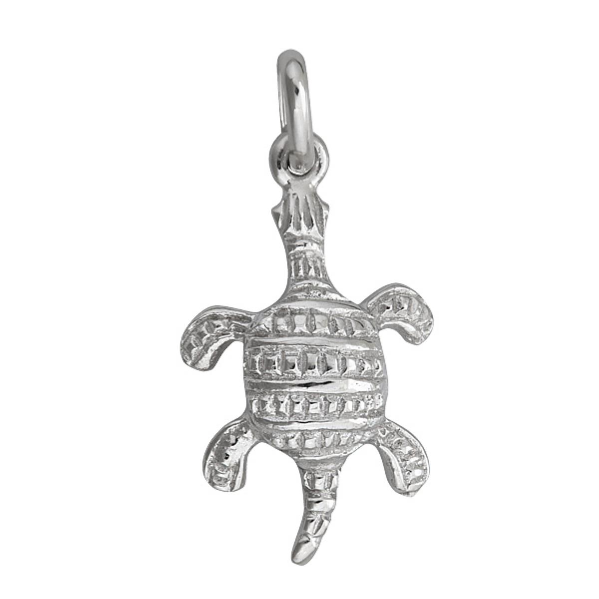 Sterling Silver Turtle Pendant