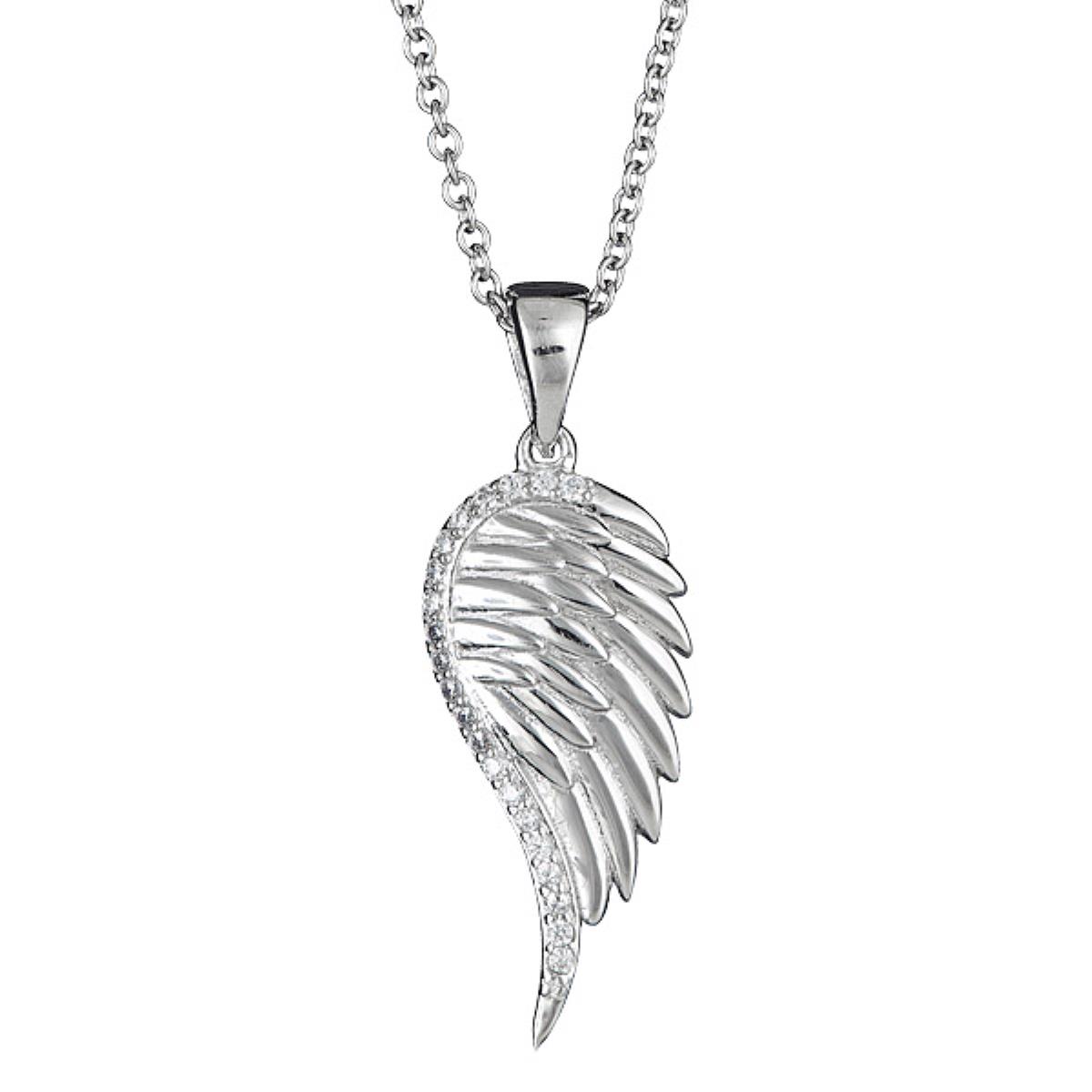 Sterling Silver Wing Pendant