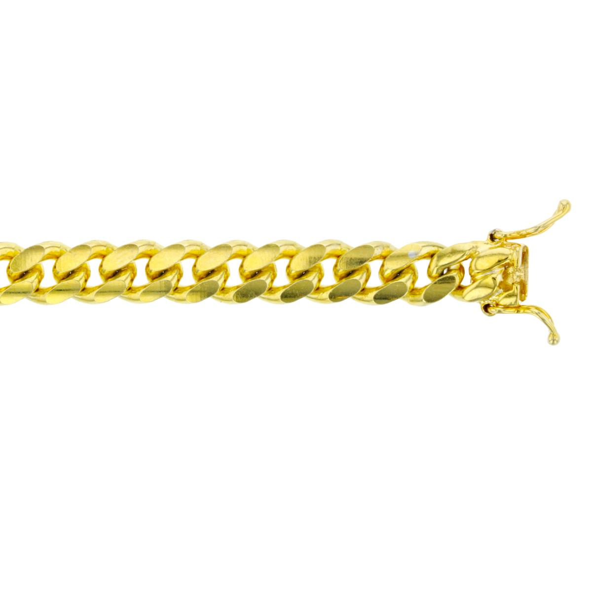 Sterling Silver Yellow 8mm 26" 250 Miami Cuban Chain