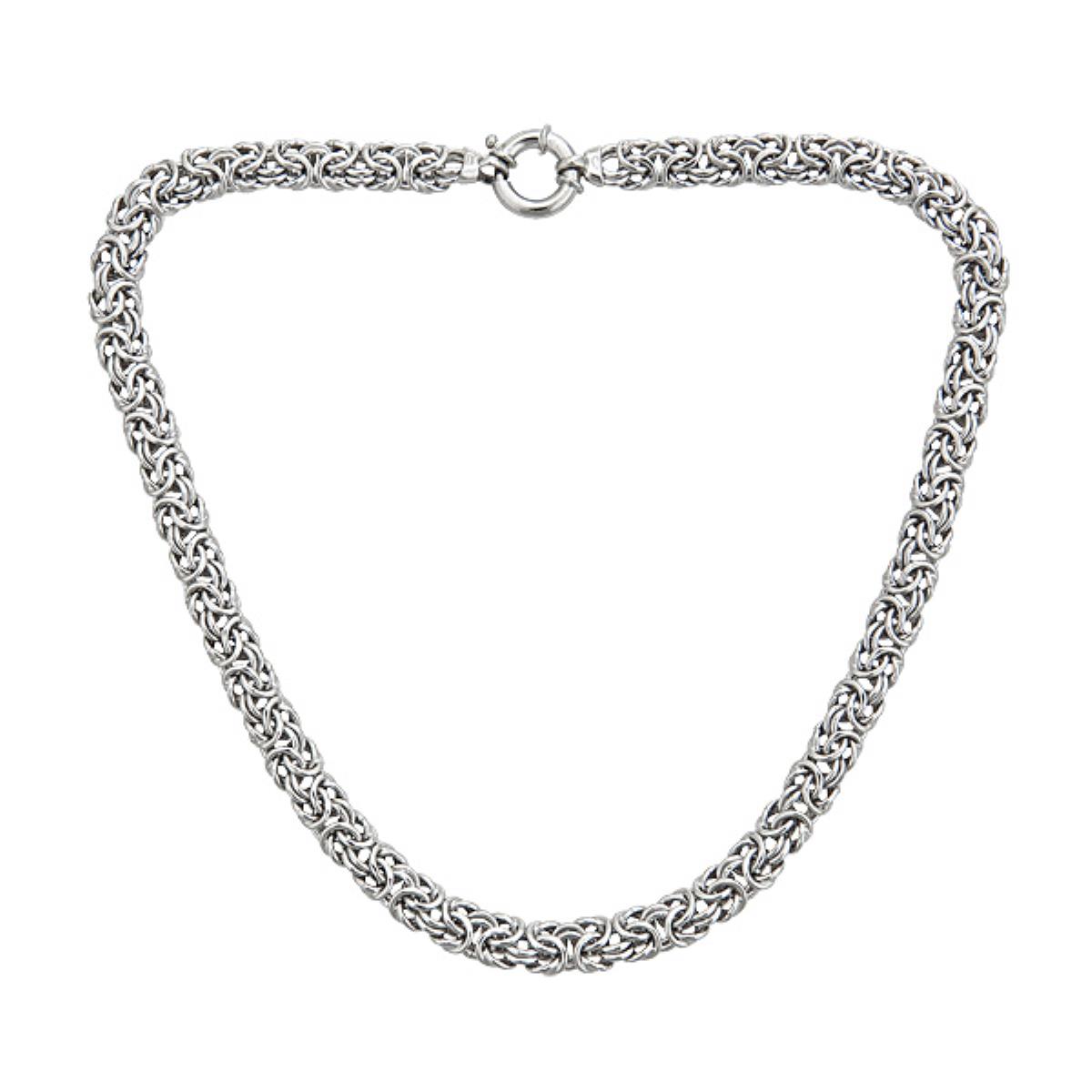 Sterling Silver Byzantine 140 Necklace