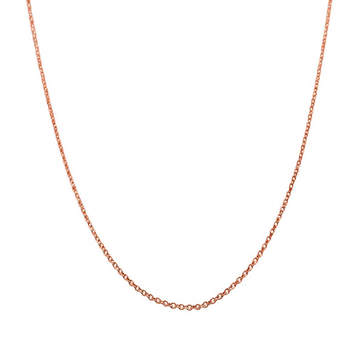 14k Rose Gold 2.20mm DC Cable 060 24" Chain