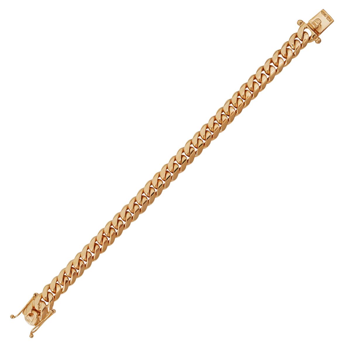 14K Gold Yellow 10.00MM Miami Cuban 8.5 Basic Chain