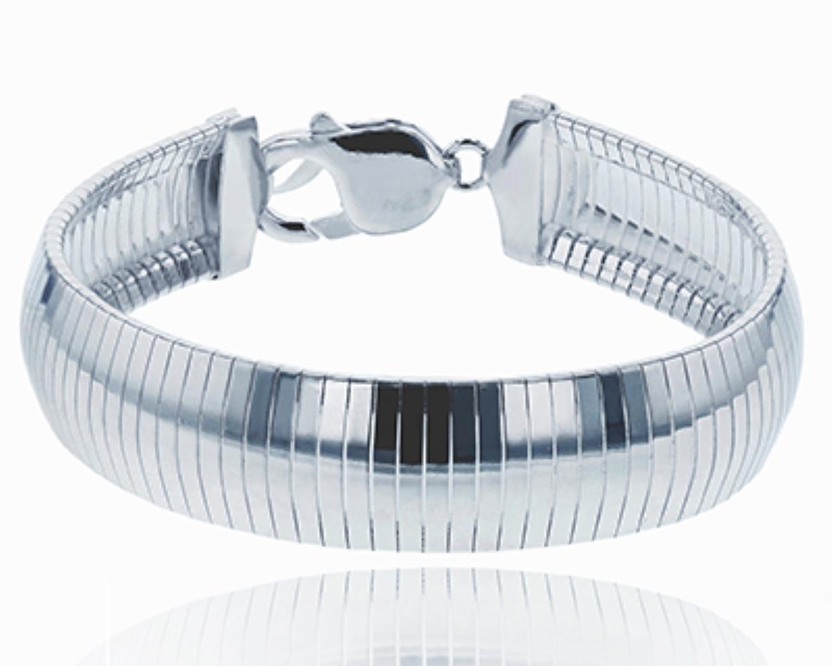 Sterling Silver Silver Plated 15.00mm Cleopatra 150 Bracelet