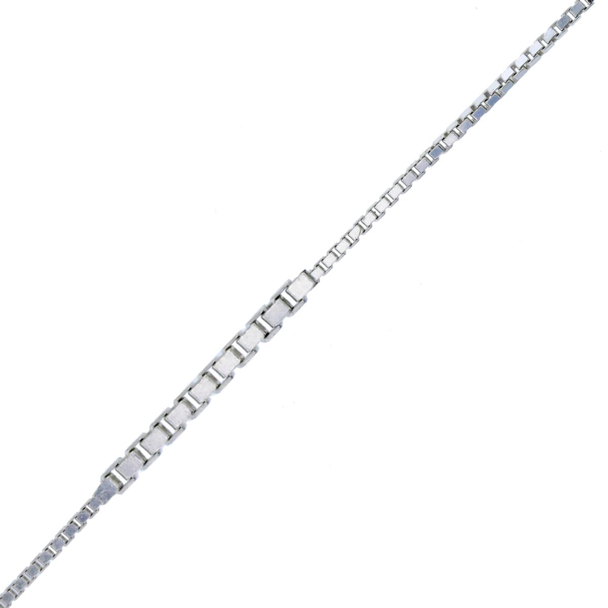 Sterling Silver Silver-Plated 1.15mm 16" 073 DC E Coated Box Chain