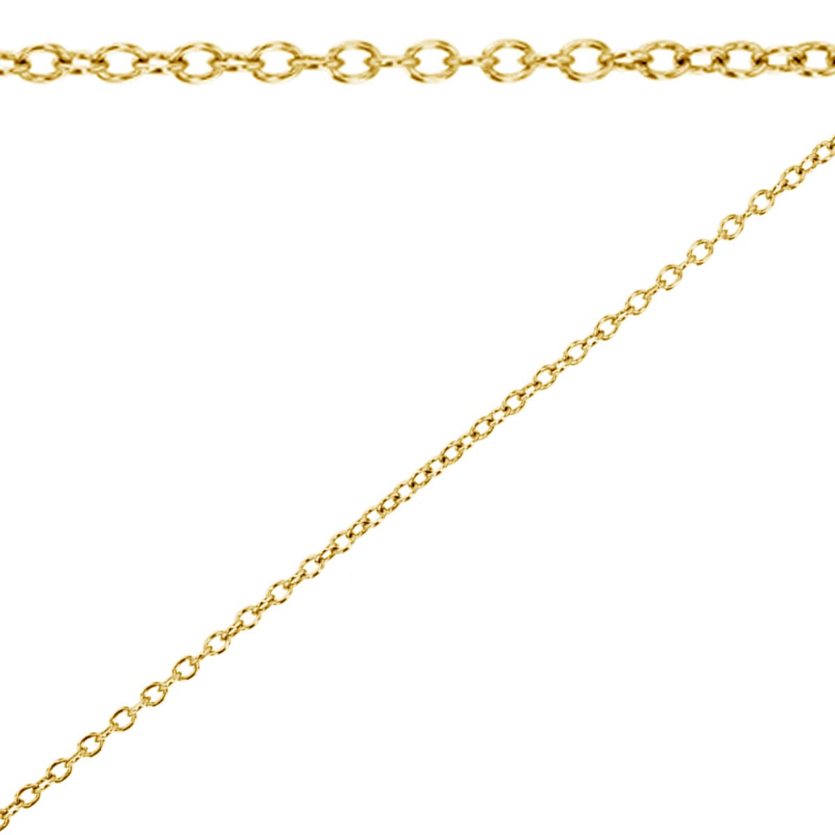 10k Yellow Gold 0.90mm DC Cable 025 18" Chain
