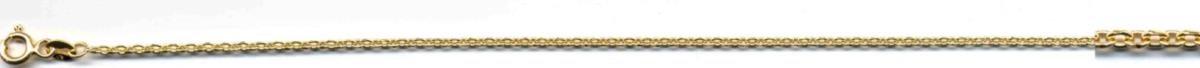 14K Yellow Gold 1.75mm 18" 045 DC Edge Cable Chain