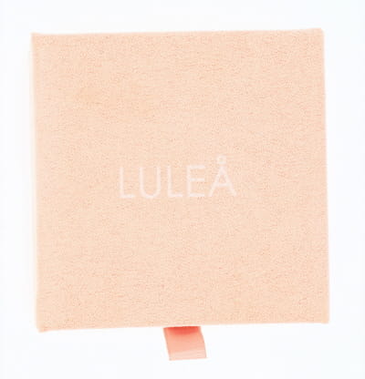 Lulea 75x75x28mm Draw Box + Pouch + 1mm PVC Card with Cleaning Cloth