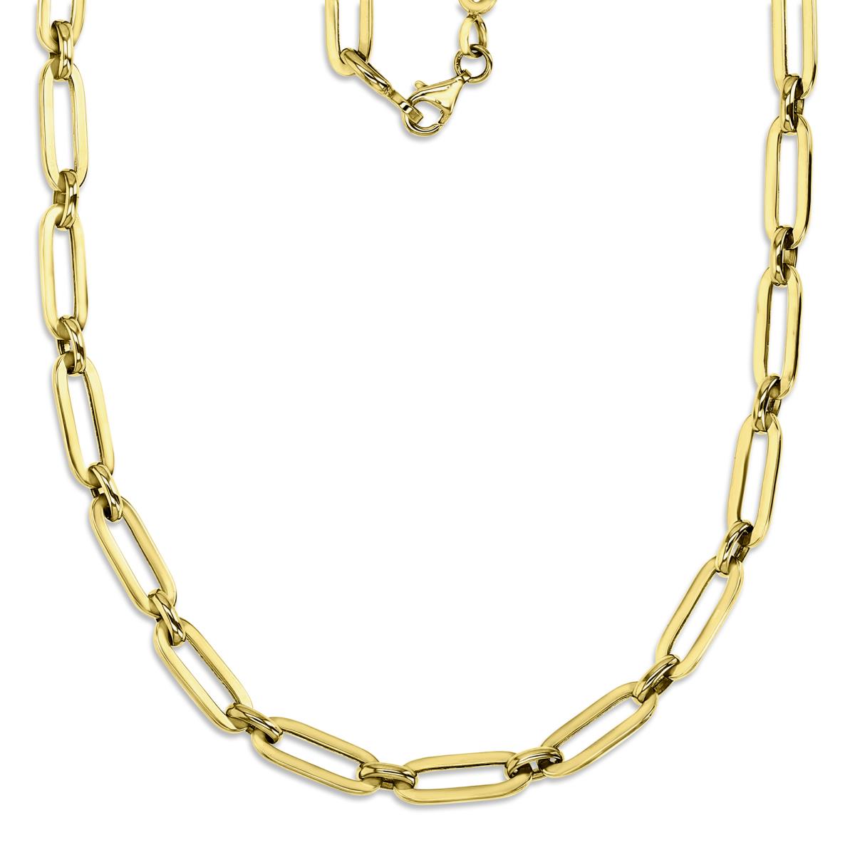 14K Yellow Gold 2.95mm 080 Paperclip 16" Chain
