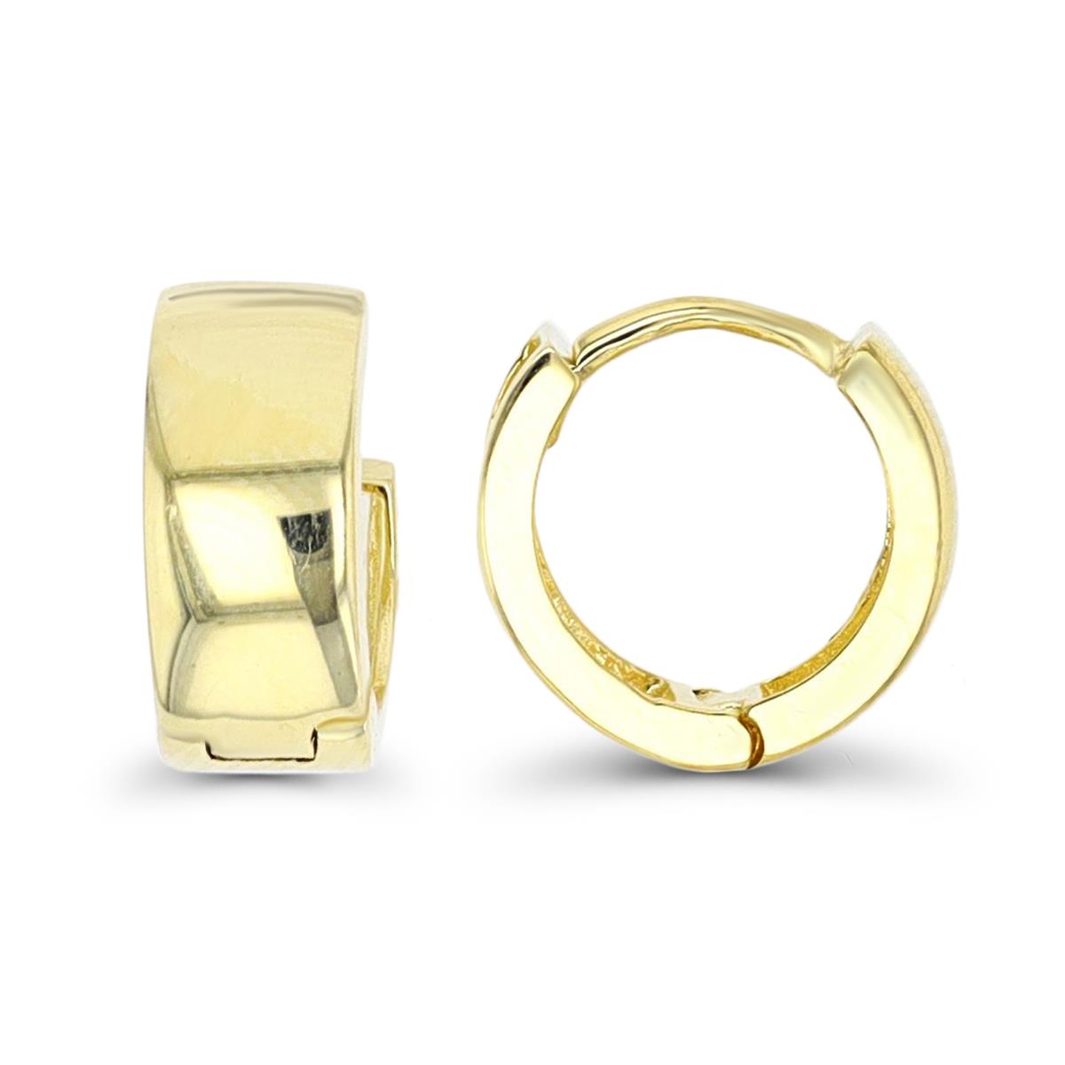 10K Yellow Gold 10x4.7mm Polished Hoop Earring