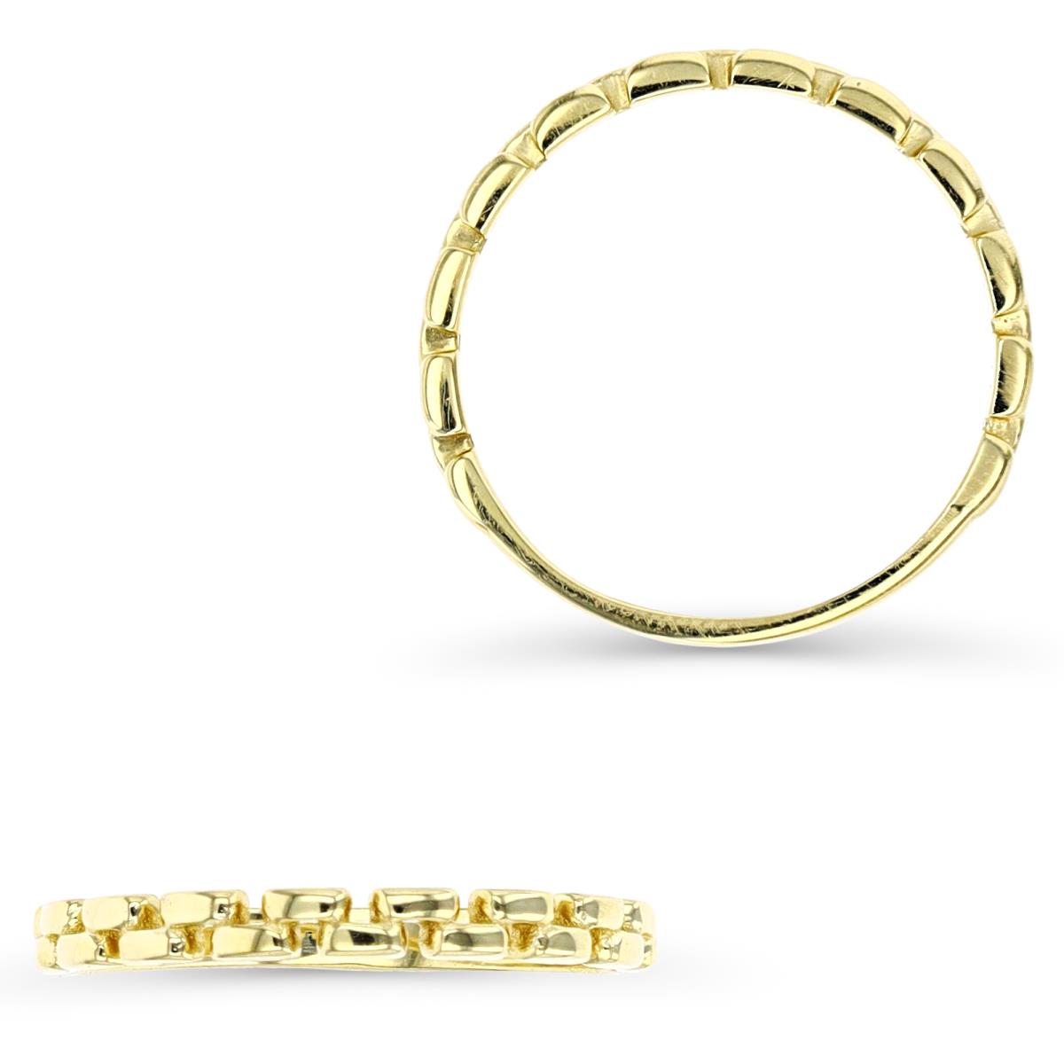 14K Yellow Gold 2.30mm Wall Band Ring