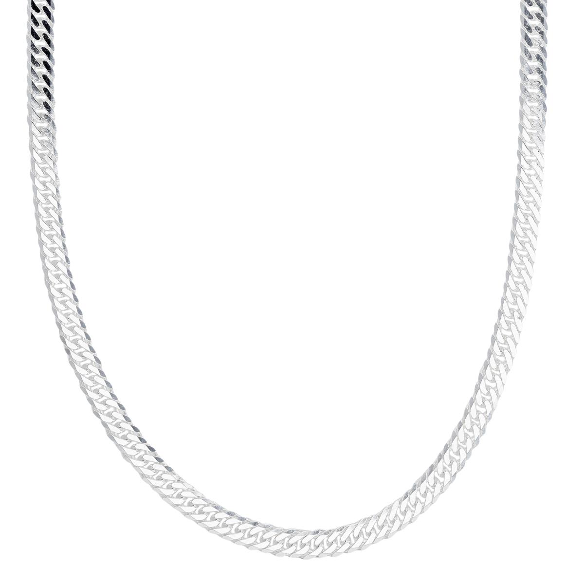 Sterling Silver Silver Plated Anti-Tarnish 3mm 060 20" Curb Chain