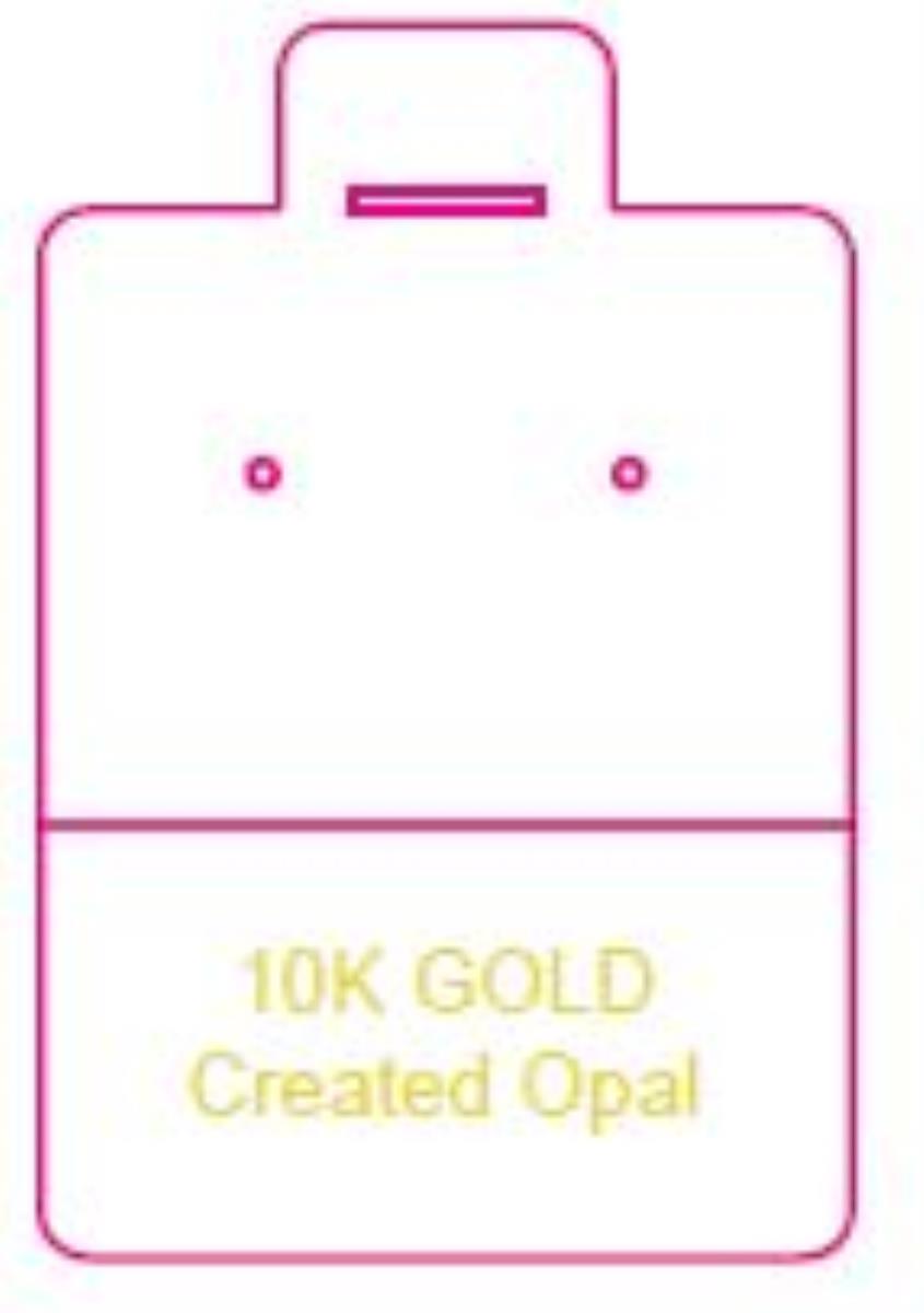 10K Created Opal 44x29mm Puff Pad
