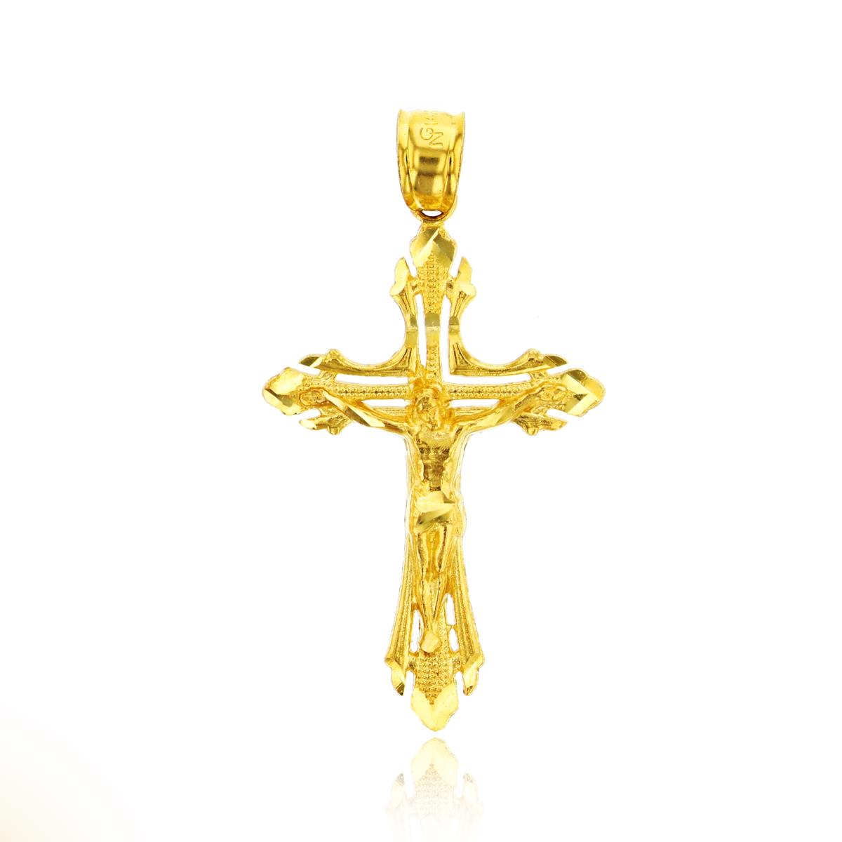 10K Yellow Gold Cross Pendant