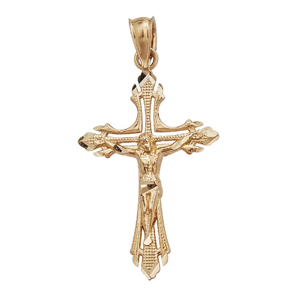 10K Yellow Gold Cross Pendant