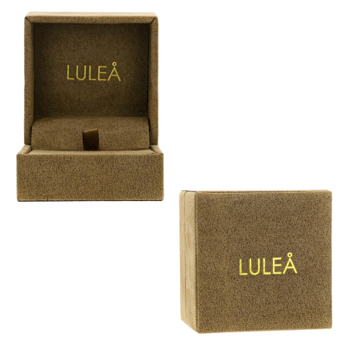 Lulea 60x60x45MM Mushroom Suede Hinged Box