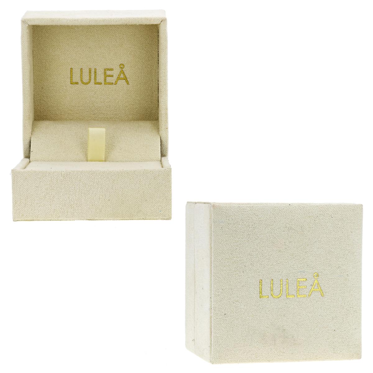 Lulea 60x60x45MM Ivory Suede Hinged Box