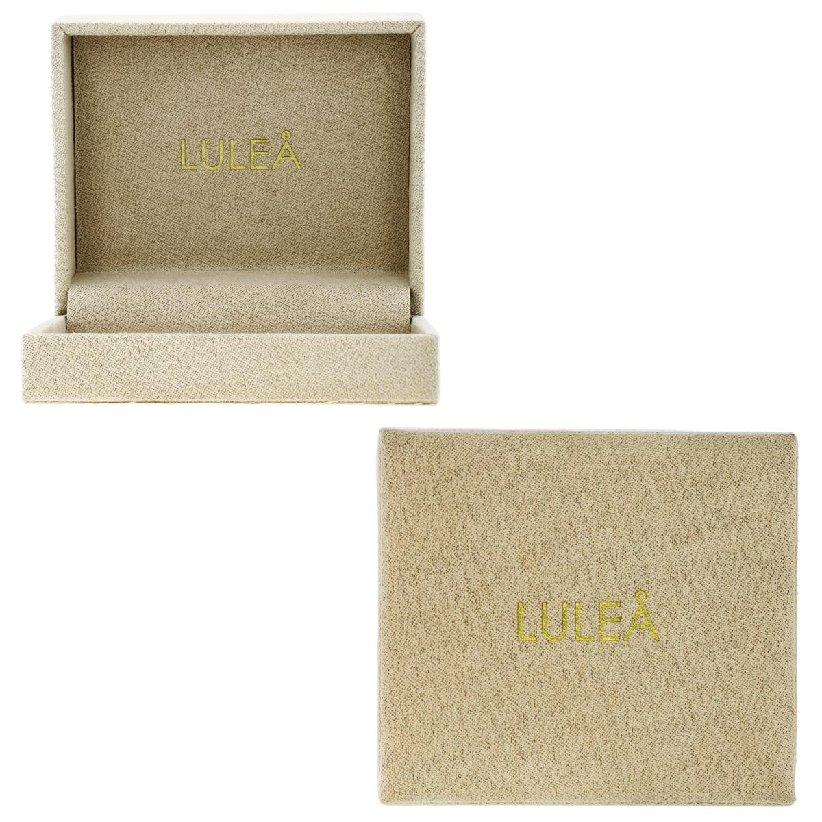 Lulea 75x70x35MM Taupe Suede Hinged Box