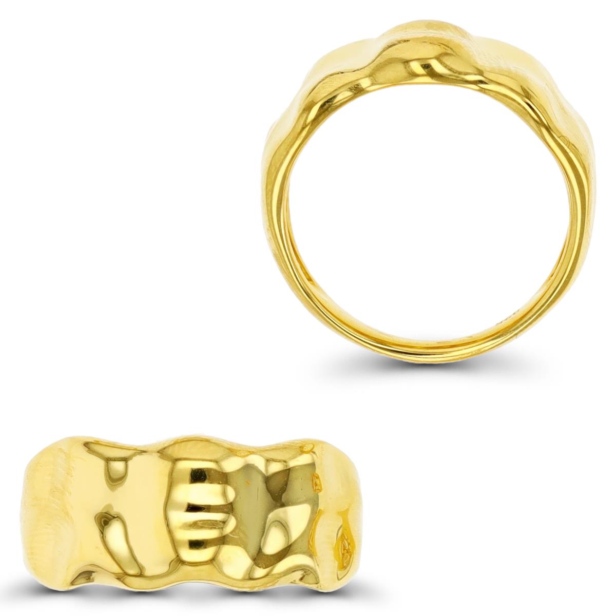 18K Yellow Gold Yellow 10MM Ring