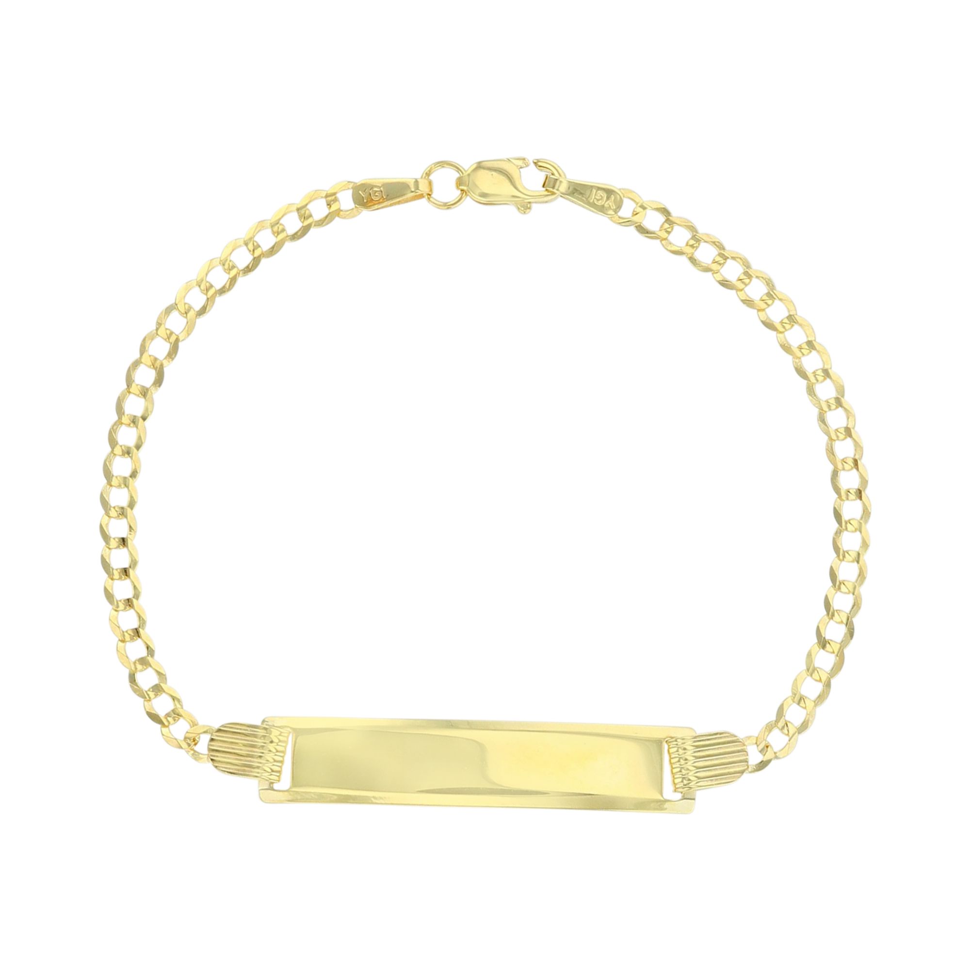 14K Yellow Gold Cuban 060 6" ID Bracelet