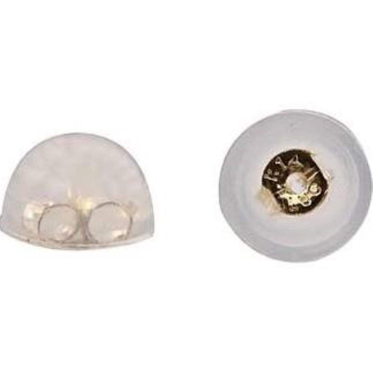 14K Yellow Gold (FMF5000Y) Silicone Finding Pair Set 