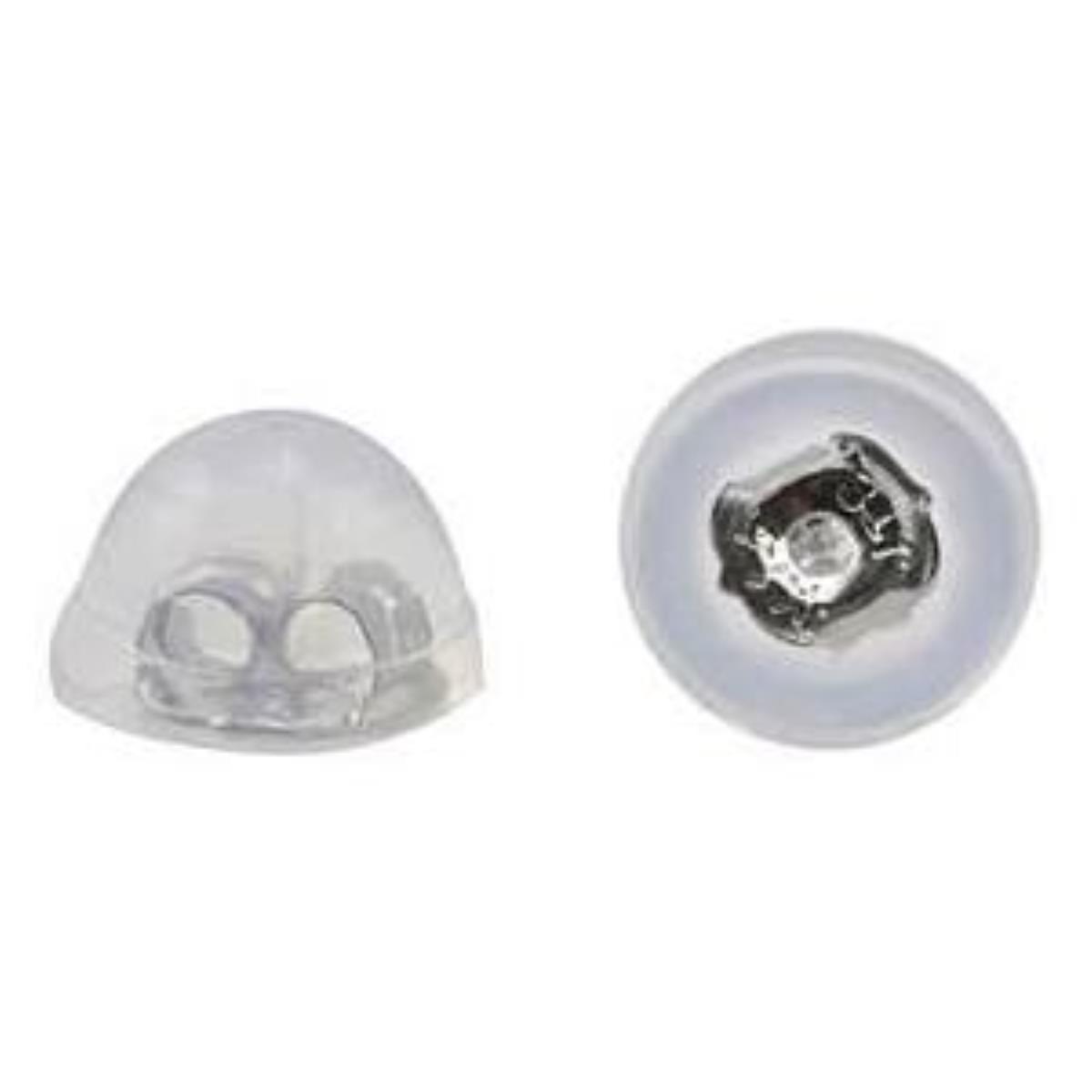 14K White Gold (FMF5000W) Silicone Finding Pair Set 