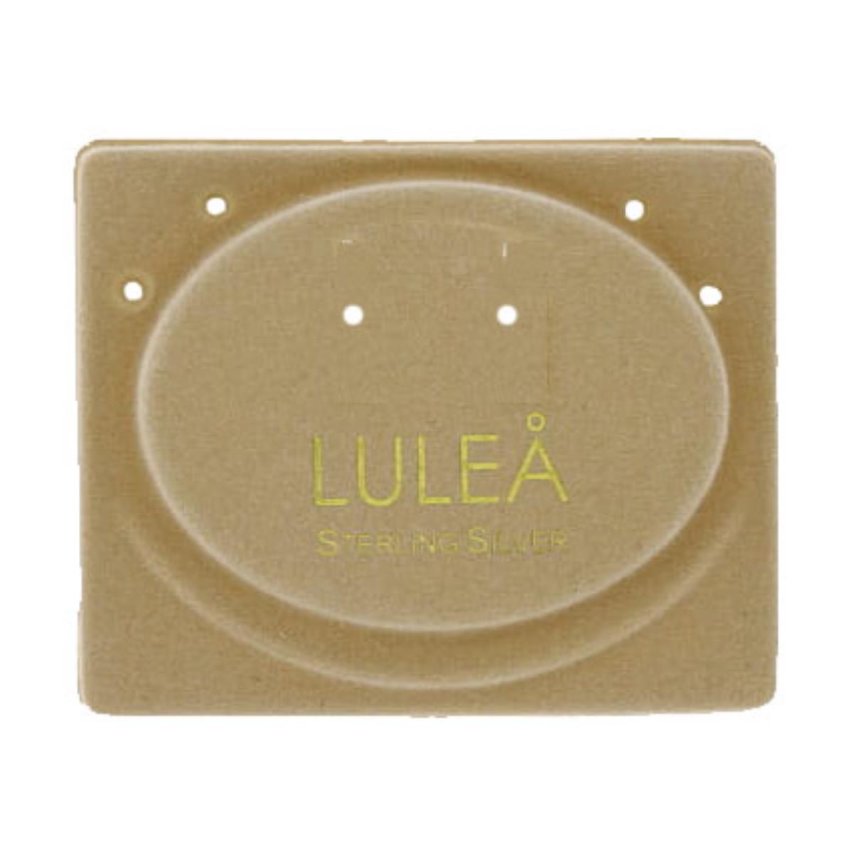 Lulea Sterling Silver Taupe Adjustable Bracelet + Stud Insert (B06-159/TAUPE/E)