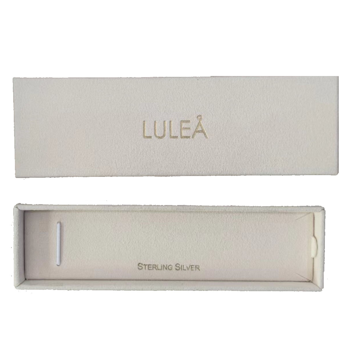 LULEA Sterling Silver 140x45x25mm Y NECK long box
