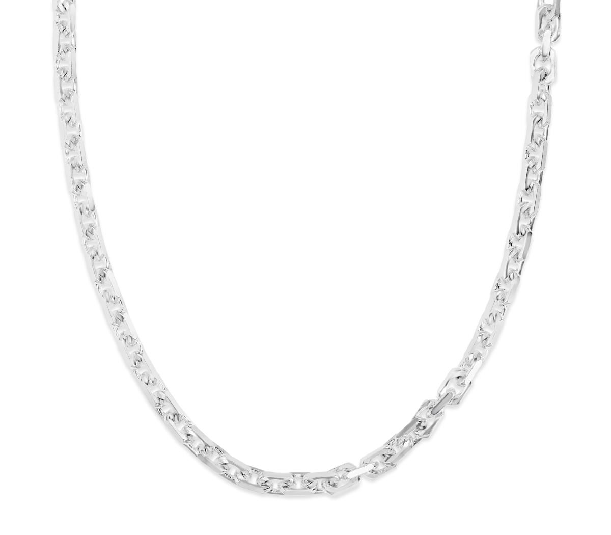 Sterling Silver Anti-Tarnish 4.00MM Polished Link 20'' Basic Chain
