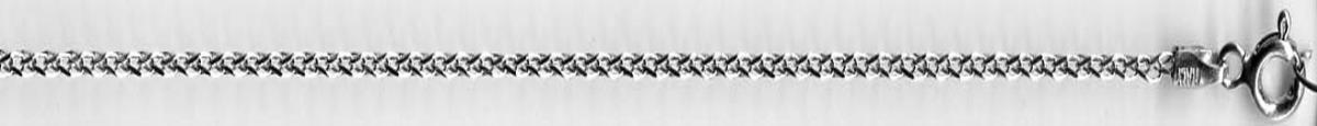 Sterling Silver Anti-Tarnish 1.50mm 030 18" Triple Spiga Chain