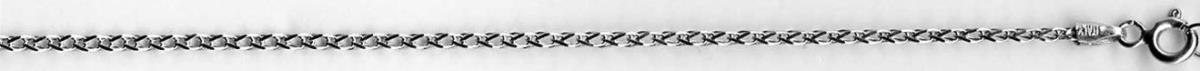 Sterling Silver Anti-Tarnish 1.85mm 030 18" Triple Spiga Chain