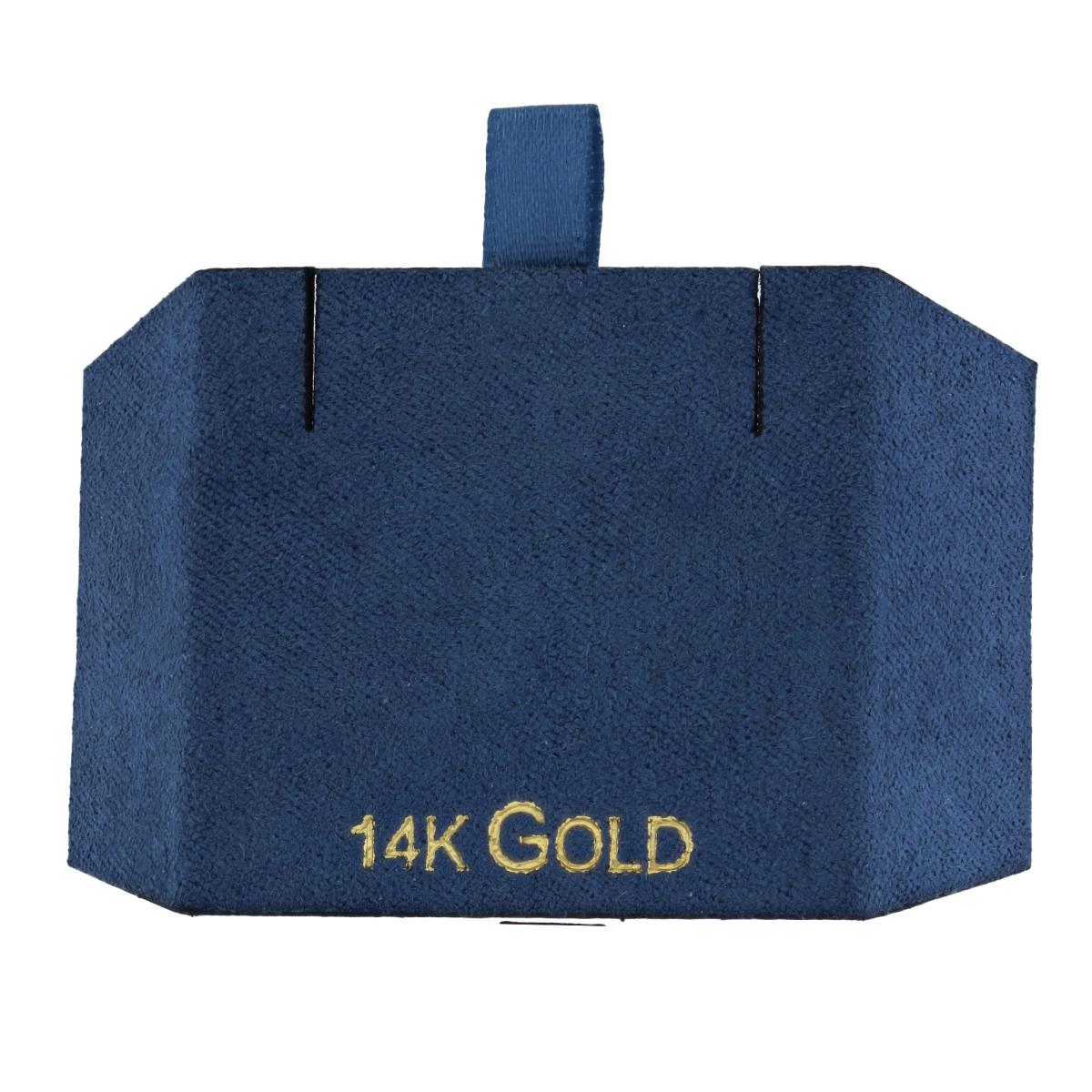 Gray 14K Gold, Gold Foil Necklace Insert (Box B06-159/GRAY/D)