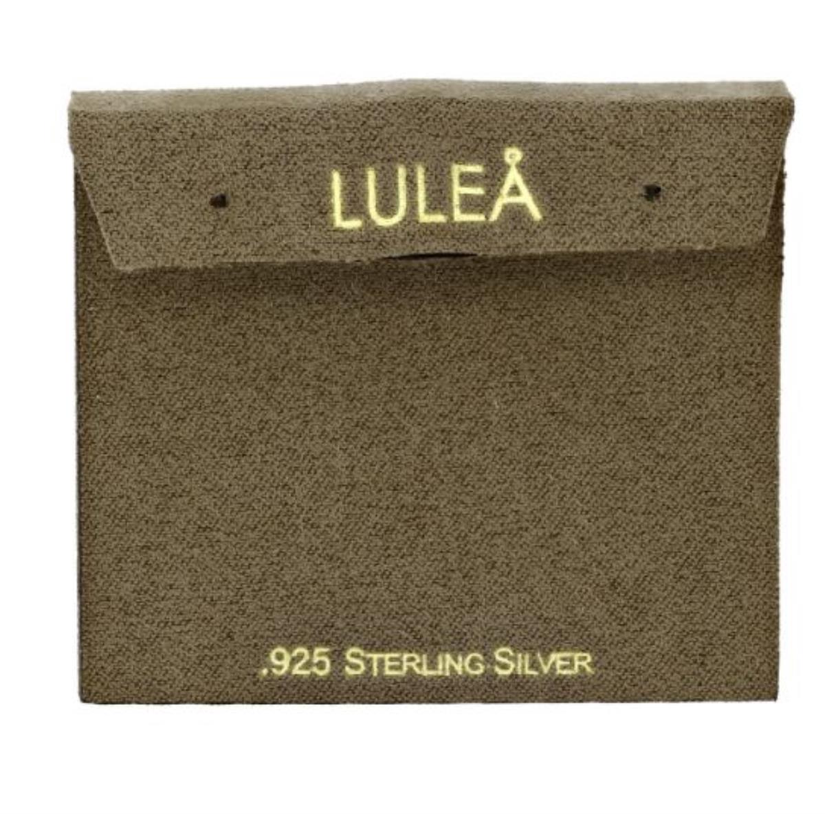 Sterling Silver LULEA 2.50x2.25" Mushroom Huggie Earring Card