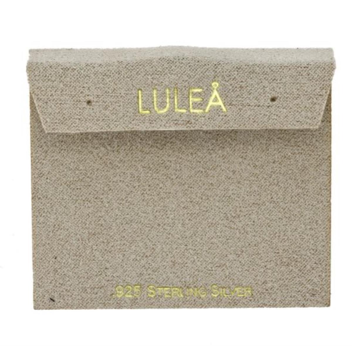 Sterling Silver LULEA 2.50x2.25" Taupe Huggie Earring Card