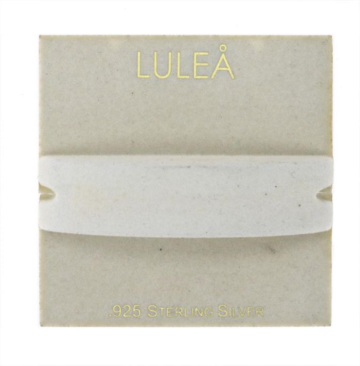 Sterling Silver LULEA 3.00x3.00" Ivory Adj Bracelet Card