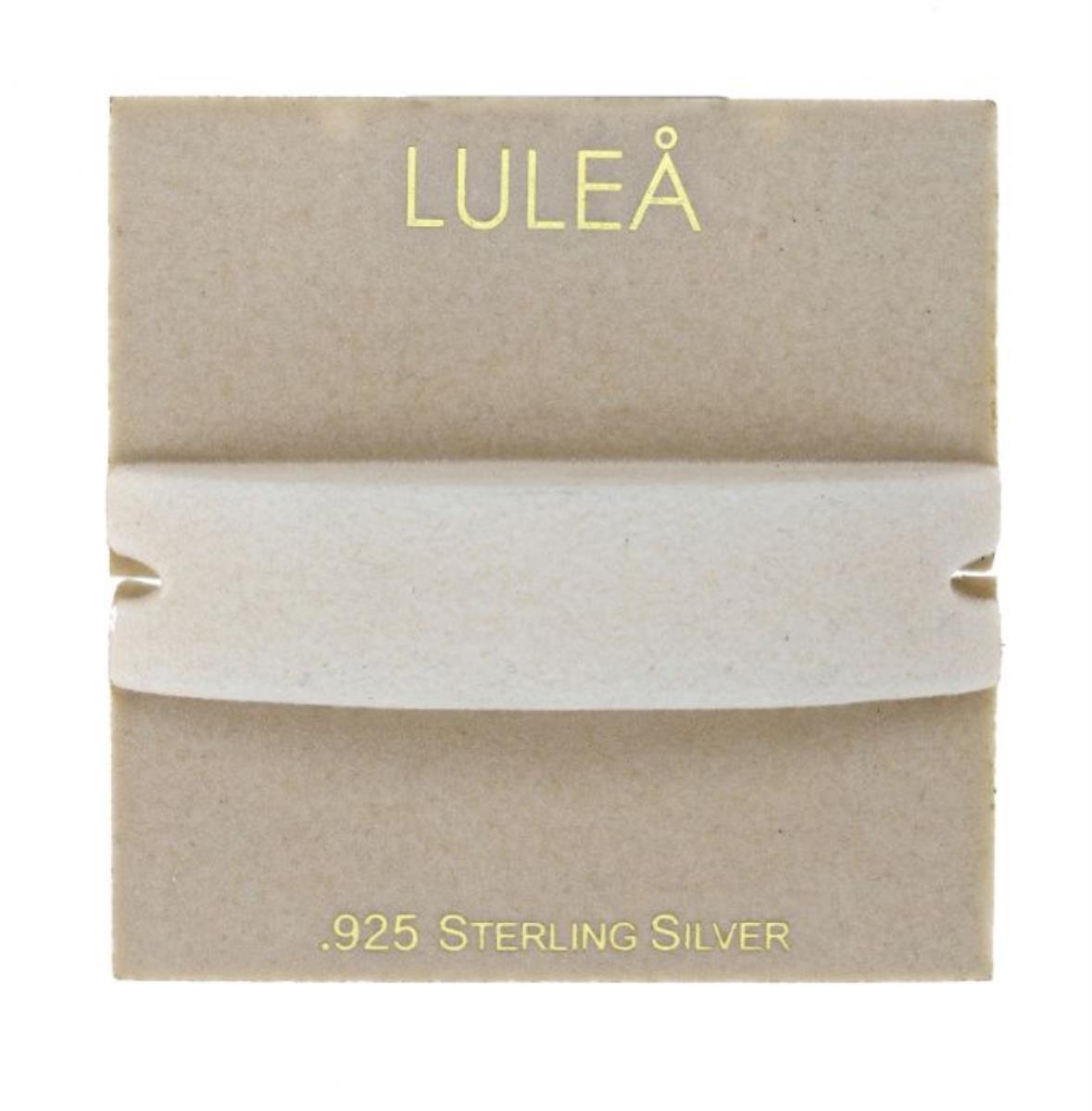 Sterling Silver LULEA 3.00x3.00" Taupe Adj Bracelet Card