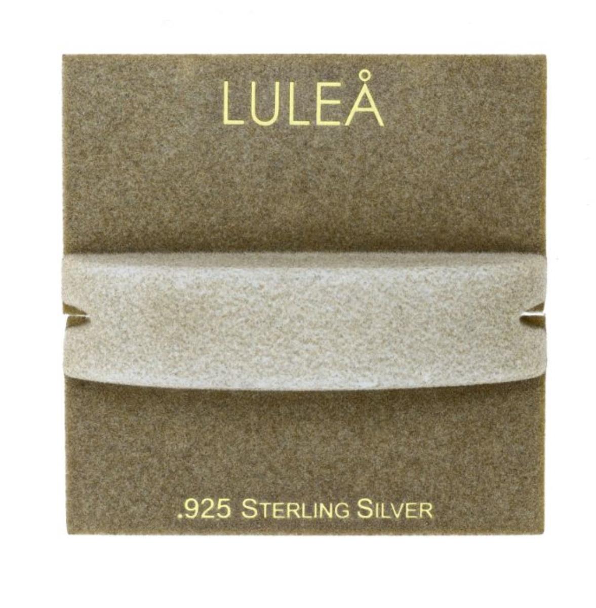 Sterling Silver LULEA 3.00x3.00" Mushroom Adj Bracelet Card