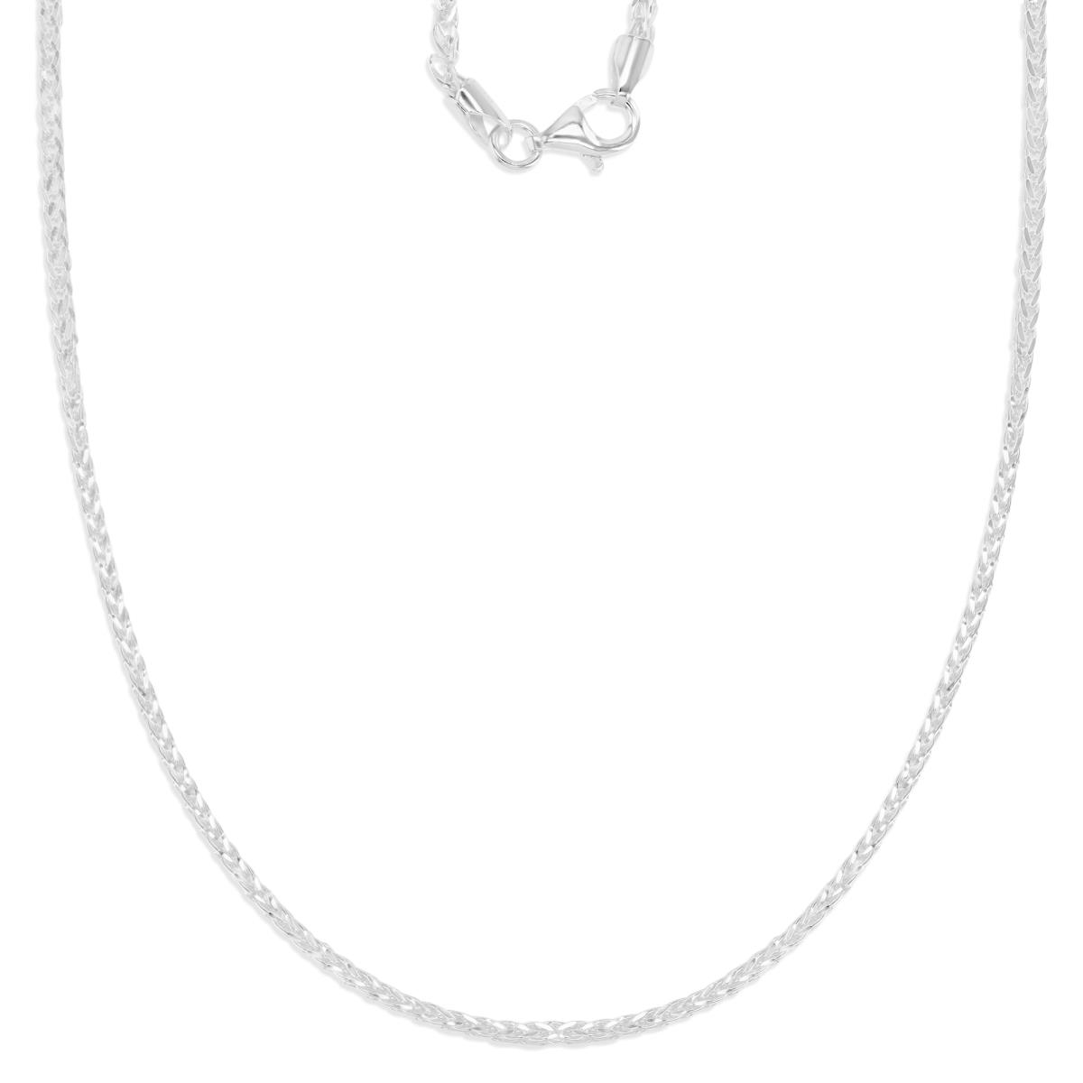 Sterling Silver Anti-Tarnish 1.5MM Polished Hollow Franco 20'' Chain