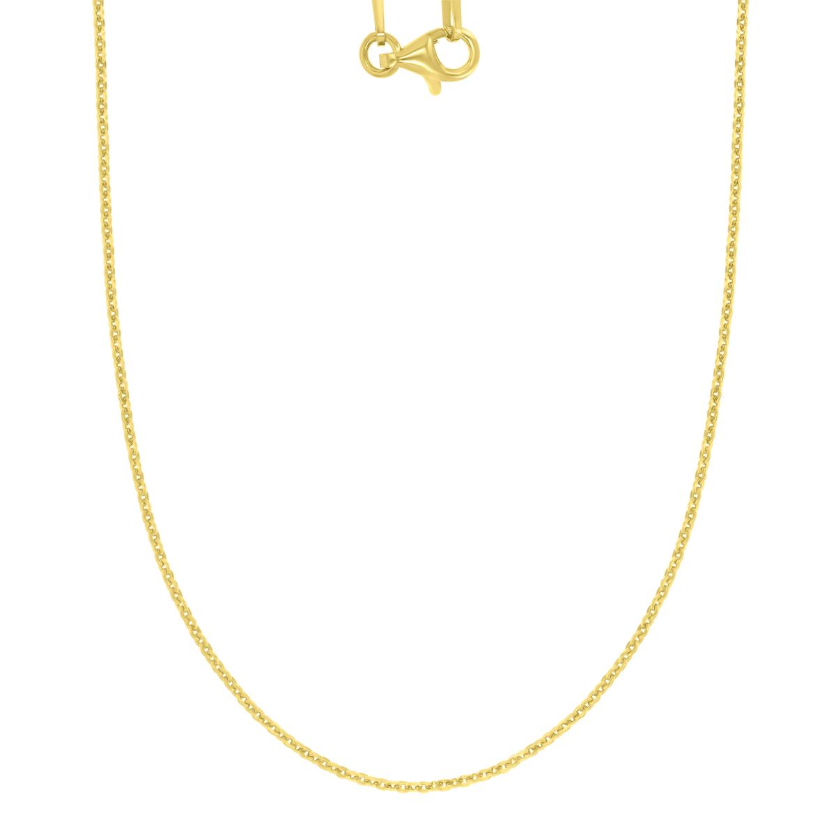 14K Yellow Gold 1.40MM Rolo 040 18" Chain