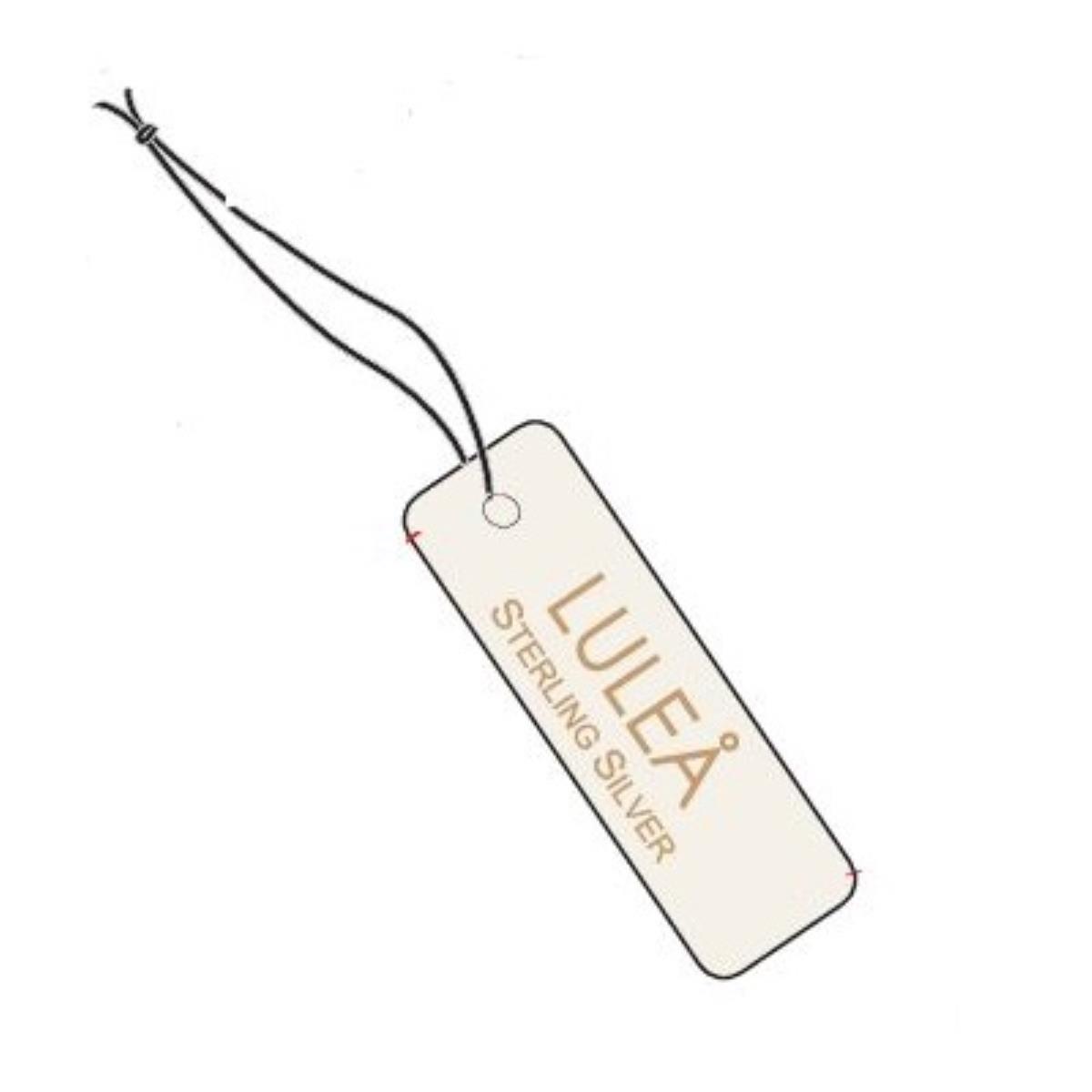 Sterling Silver LULEA 38x12mm Ivory String Tag