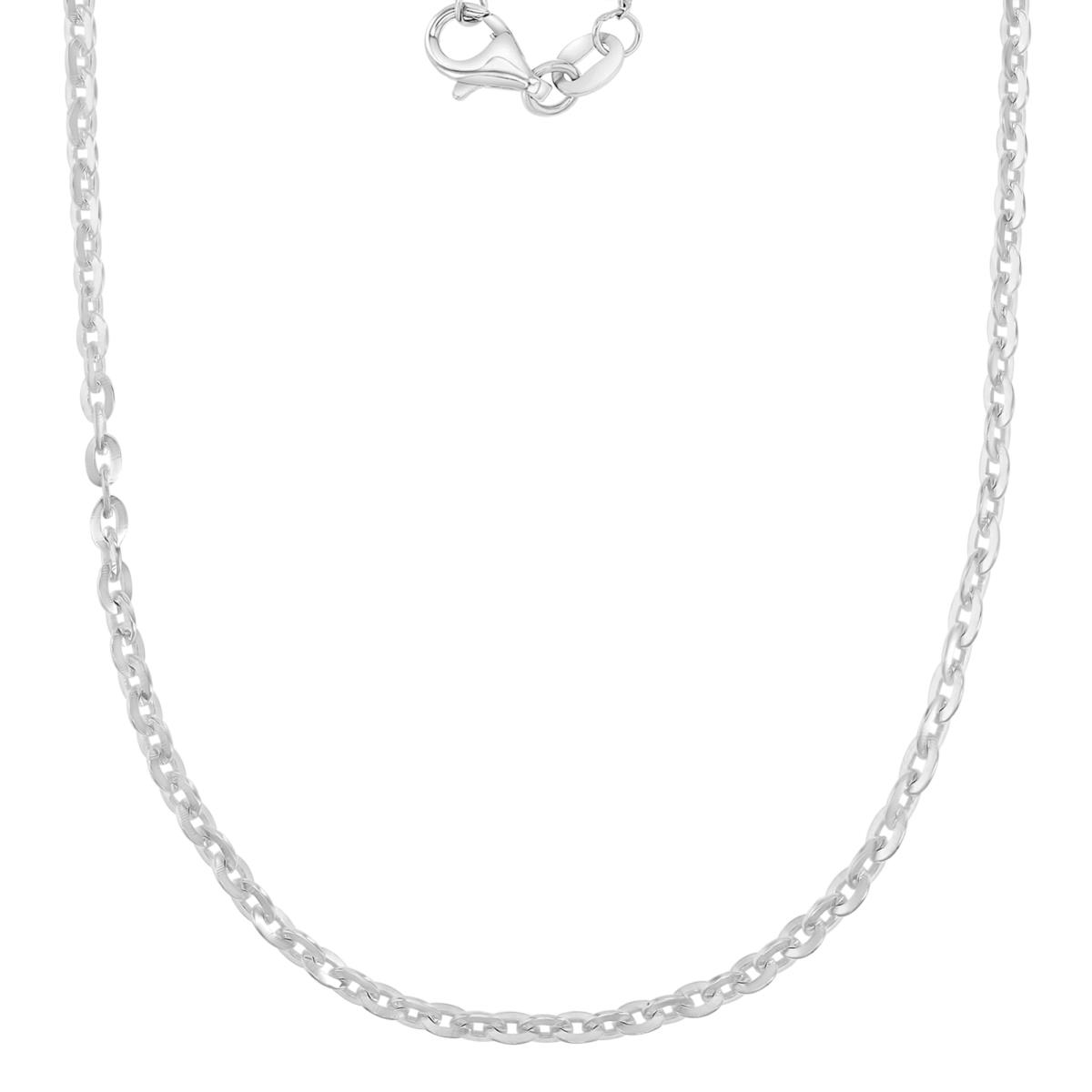 Sterling Silver Anti-Tarnish 2MM Polished 060 Cable 20" Chain
