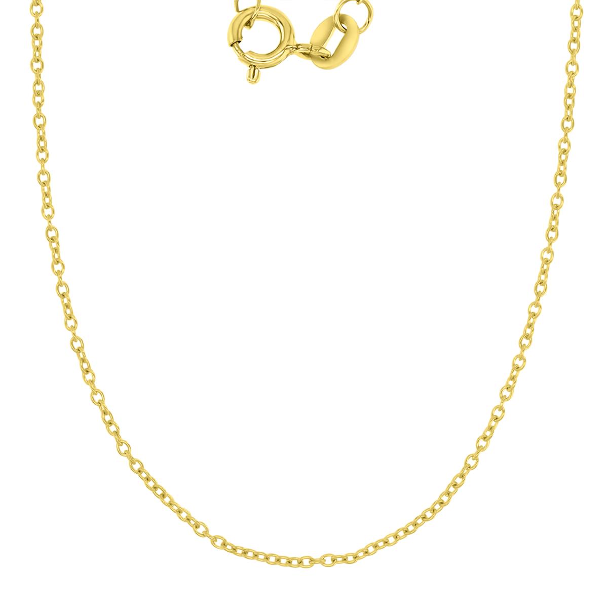 14K Yellow Gold 1.20mm Cable 030 18"Chain
