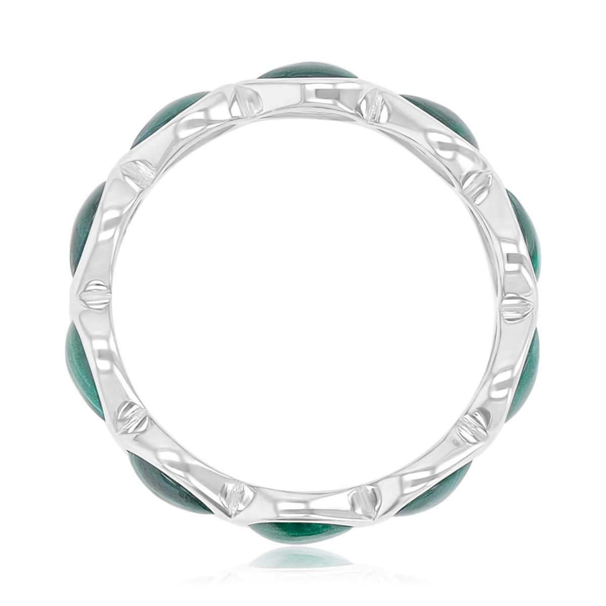 QEENKISS 925 Sterling Silver Vintage Poker Ring for Men